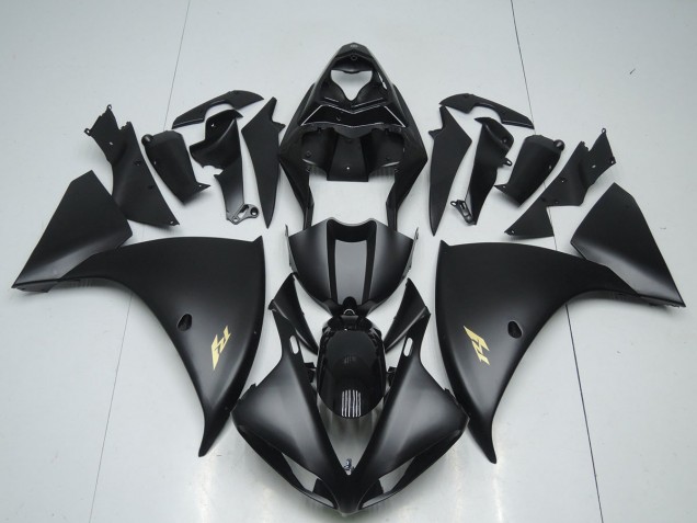 Noir Mat Décalque Carénage Yamaha R1 12-14 Noir Mat Décalque Carénage Yamaha R1 12-14