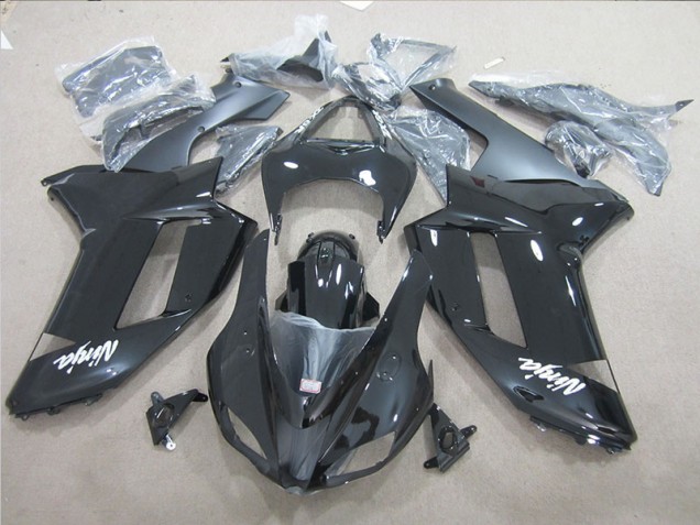 Noir Ninja Carénage Kawasaki ZX6R 07-08 Noir Ninja Carénage Kawasaki ZX6R 07-08