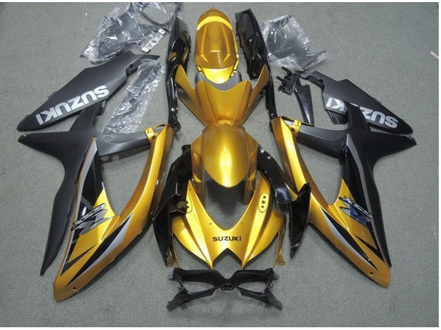 Noir Or Carénage Suzuki GSXR 600 K8 08-10 Noir Or Carénage Suzuki GSXR 600 K8 08-10