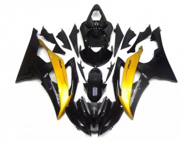 Noir Or Carénage Yamaha R6 08-16