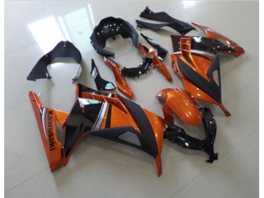 Noir Orange Carénage Kawasaki ZX 300R 13-16