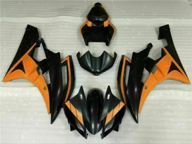 Noir Orange Carénage Yamaha R6 06-07