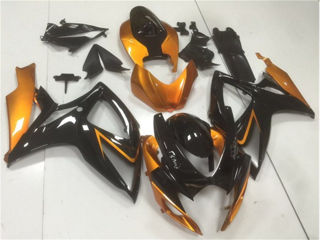 Noir Orange Carénages Suzuki GSXR 600 / 750 K6 06-07 Noir Orange Carénages Suzuki GSXR 600 / 750 K6 06-07