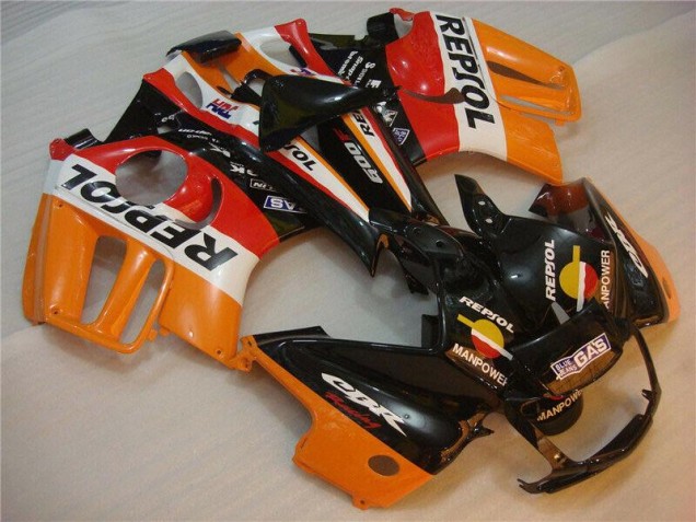 Noir Orange Repsol Carénage Honda CBR 600 F3 95-98 Noir Orange Repsol Carénage Honda CBR 600 F3 95-98
