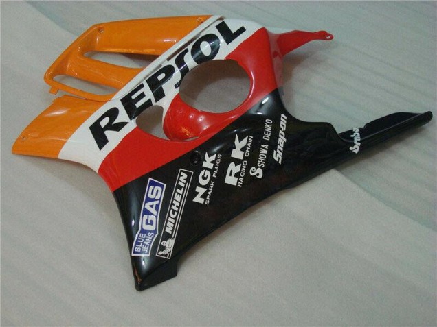 Noir Orange Repsol Carénage Honda CBR 600 F3 95-98 Noir Orange Repsol Carénage Honda CBR 600 F3 95-98