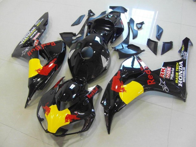 Noir Red Bull Carénage Honda CBR 1000 RR 06-07 Noir Red Bull Carénage Honda CBR 1000 RR 06-07