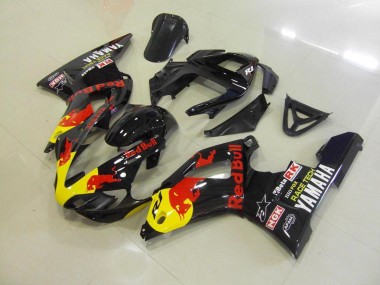 Noir Red Bull Carénage Yamaha R1 00-01