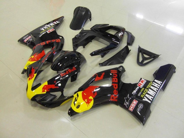 Noir Red Bull Carénage Yamaha R1 00-01 Noir Red Bull Carénage Yamaha R1 00-01