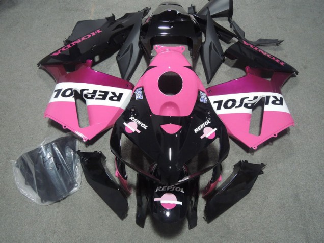 Noir Rose Repsol Carénage Honda CBR 1000 RR 04-05 Noir Rose Repsol Carénage Honda CBR 1000 RR 04-05