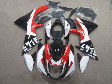 Noir Rouge Blanc Carénage Suzuki GSXR 600 K11 11-24