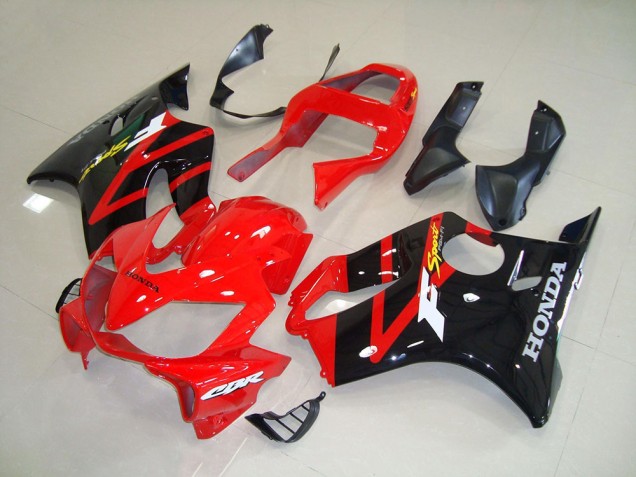 Noir Rouge Carénage Honda CBR 600 F4i 01-03 Noir Rouge Carénage Honda CBR 600 F4i 01-03