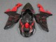 Noir Rouge Carénage Kawasaki ZX10R 06-07 Noir Rouge Carénage Kawasaki ZX10R 06-07
