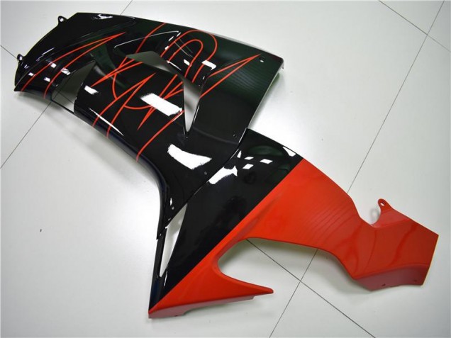 Noir Rouge Carénage Kawasaki ZX10R 06-07 Noir Rouge Carénage Kawasaki ZX10R 06-07