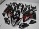 Noir Rouge Carénage Suzuki GSXR 1300 Hayabusa 08-19 Noir Rouge Carénage Suzuki GSXR 1300 Hayabusa 08-19