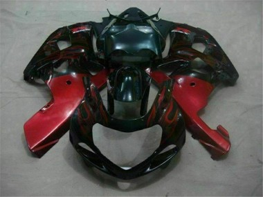 Noir Rouge Carénage Suzuki GSXR 600 / 750 K1 K2 K3 01-03