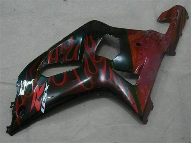 Noir Rouge Carénage Suzuki GSXR 600 / 750 K1 K2 K3 01-03 Noir Rouge Carénage Suzuki GSXR 600 / 750 K1 K2 K3 01-03