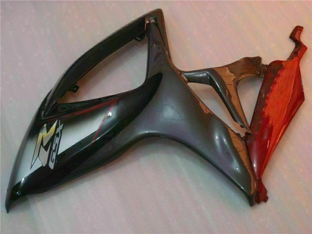 Noir Rouge Carénage Suzuki GSXR 600 / 750 K6 06-07 Noir Rouge Carénage Suzuki GSXR 600 / 750 K6 06-07