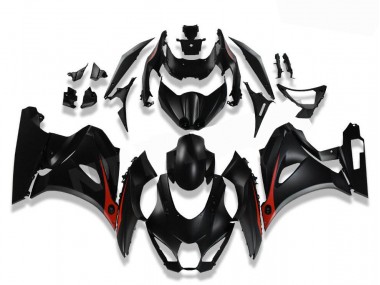 Noir Rouge Carénages Suzuki GSXR 1000 17-23