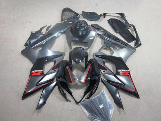 Noir Rouge Carénages Suzuki GSXR 1000 K5 05-06 Noir Rouge Carénages Suzuki GSXR 1000 K5 05-06