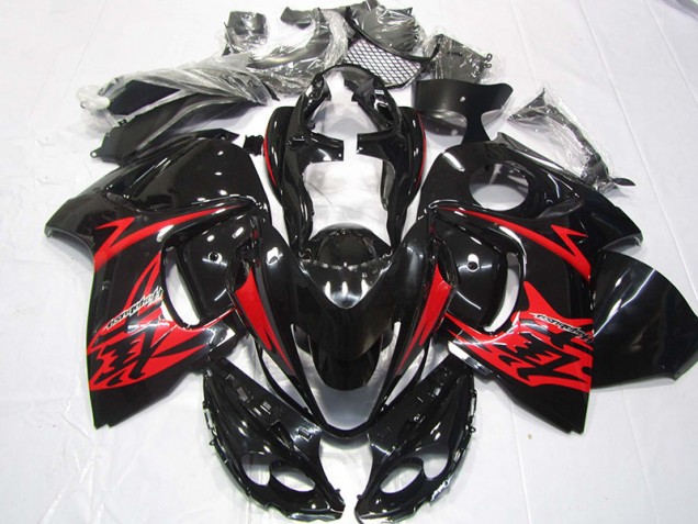 Noir Rouge Carrosserie Suzuki GSXR 1300 Hayabusa 08-19 Noir Rouge Carrosserie Suzuki GSXR 1300 Hayabusa 08-19
