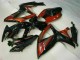Noir Rouge Carrosserie Suzuki GSXR 600 / 750 K6 06-07 Noir Rouge Carrosserie Suzuki GSXR 600 / 750 K6 06-07