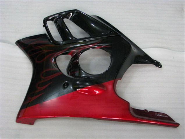 Noir Rouge Flamme Carénage Honda CBR 600 F3 95-98 Noir Rouge Flamme Carénage Honda CBR 600 F3 95-98
