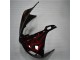 Noir Rouge Flamme Carénage Yamaha R6 03-05