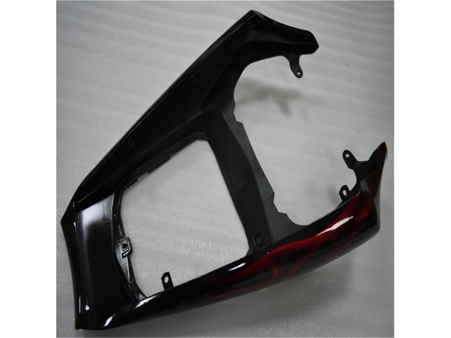 Noir Rouge Flamme Carénage Yamaha R6 03-05