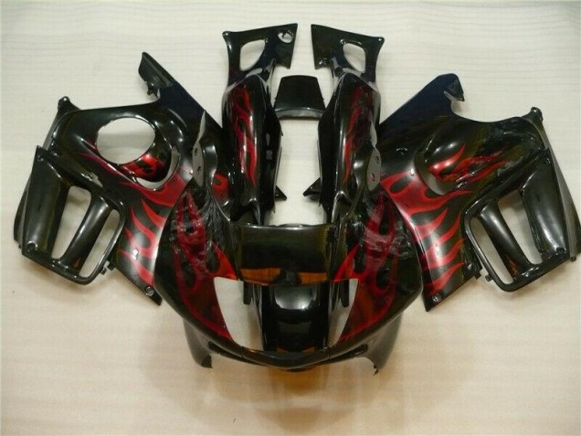 Noir Rouge Flamme Carénages Honda CBR 600 F3 95-98 Noir Rouge Flamme Carénages Honda CBR 600 F3 95-98