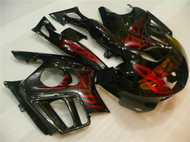 Noir Rouge Flamme Carénages Honda CBR 600 F3 95-98 Noir Rouge Flamme Carénages Honda CBR 600 F3 95-98