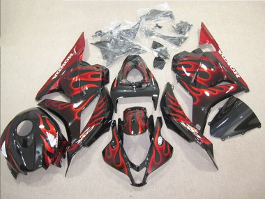 Noir Rouge Flamme Carrosserie Honda CBR 600 RR 09-12