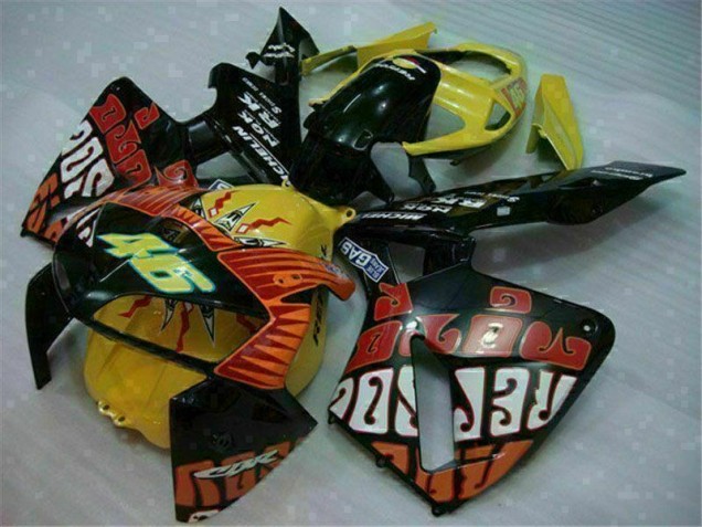 Noir Rouge Jaune 46 Carénage Honda CBR 600 RR 05-06 Noir Rouge Jaune 46 Carénage Honda CBR 600 RR 05-06