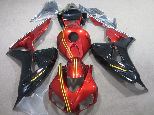 Noir Rouge Jaune Carénage Honda CBR 1000 RR 06-07
