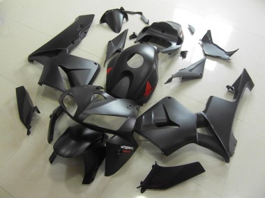 Noir Rouge Kit Carénages Complet Honda CBR 600 RR 05-06