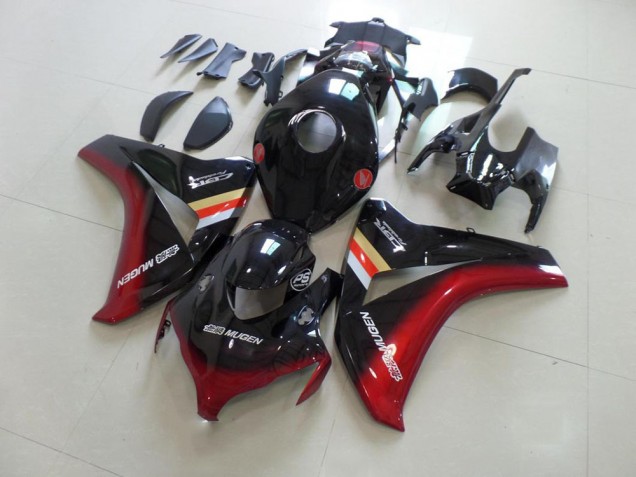 Noir Rouge Mugen Carénage Honda CBR 1000 RR 08-11 Noir Rouge Mugen Carénage Honda CBR 1000 RR 08-11