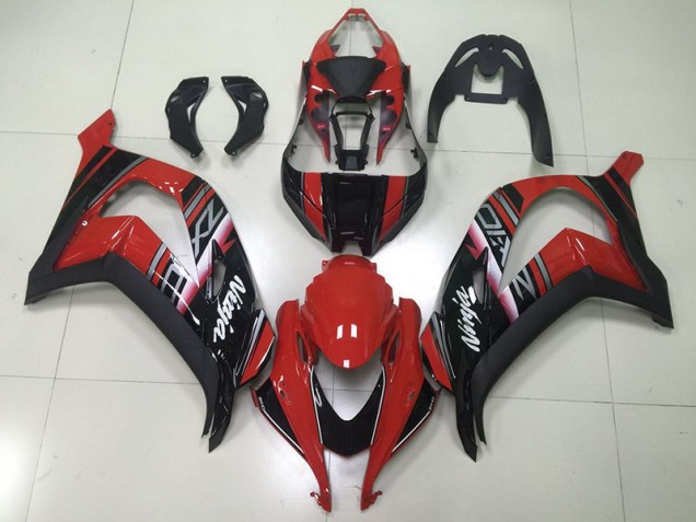 Noir Rouge Ninja Carénage Kawasaki ZX10R 16-19 Noir Rouge Ninja Carénage Kawasaki ZX10R 16-19