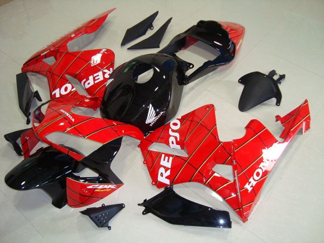 Noir Spider Man Repsol Carénage Honda CBR 600 RR 03-04 Noir Spider Man Repsol Carénage Honda CBR 600 RR 03-04