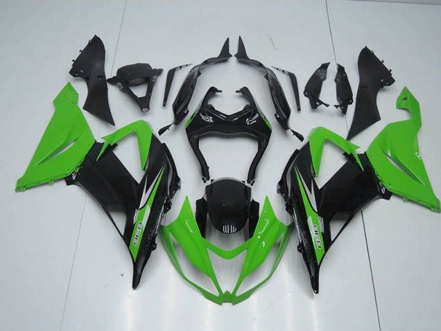 Noir Vert 636 Carénage Kawasaki ZX6R 13-18 Noir Vert 636 Carénage Kawasaki ZX6R 13-18