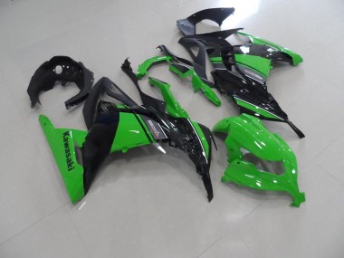Noir Vert Carénage Kawasaki ZX 300R 13-16