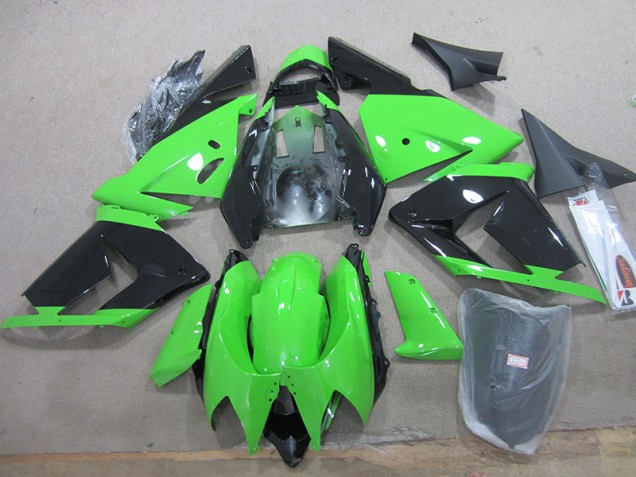 Noir Vert Carénage Kawasaki ZX10R 03-05 Noir Vert Carénage Kawasaki ZX10R 03-05