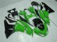 Noir Vert Carénage Kawasaki ZX6R 09-12 Noir Vert Carénage Kawasaki ZX6R 09-12