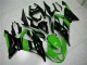 Noir Vert Carénage Kawasaki ZX6R 13-18 Noir Vert Carénage Kawasaki ZX6R 13-18