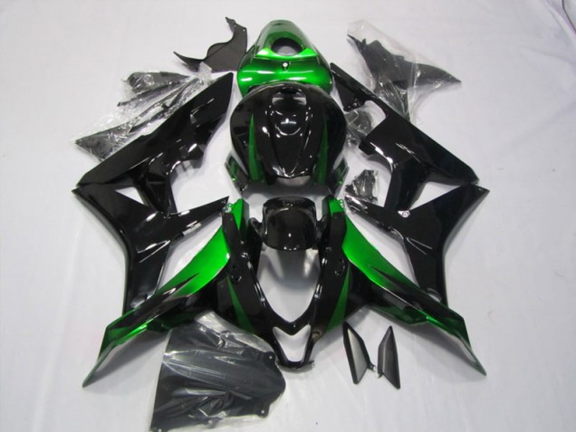 Noir Vert Carénages Honda CBR 600 RR 07-08