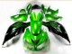 Noir Vert Carénages Kawasaki ZX14R ZZR 1400 12-21 Noir Vert Carénages Kawasaki ZX14R ZZR 1400 12-21