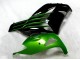Noir Vert Carénages Kawasaki ZX14R ZZR 1400 12-21 Noir Vert Carénages Kawasaki ZX14R ZZR 1400 12-21
