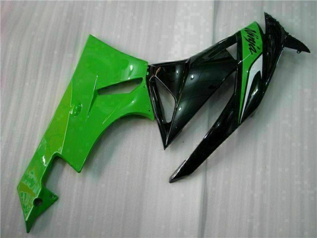 Noir Vert Carrosserie Kawasaki ZX6R 09-12 Noir Vert Carrosserie Kawasaki ZX6R 09-12