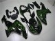 Noir Vert Flamme Carénage Kawasaki ZX10R 06-07 Noir Vert Flamme Carénage Kawasaki ZX10R 06-07