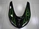 Noir Vert Flamme Carénage Kawasaki ZX10R 06-07 Noir Vert Flamme Carénage Kawasaki ZX10R 06-07