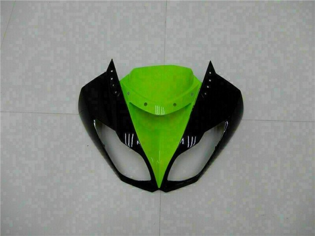 Noir Vert Kit Carénages Complet Kawasaki ZX6R 09-12