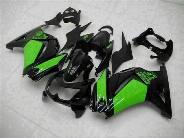 Noir Vert Ninja Carénage Kawasaki EX250 08-12 Noir Vert Ninja Carénage Kawasaki EX250 08-12